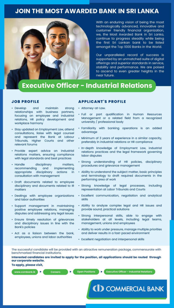 Executive Officer - Industrial Relations